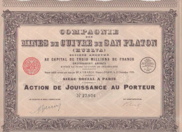 Comp.des Mines De Cuivre De San Platon, 27,976 - Afrique