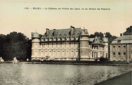 BELGIQUE - Beloeil - Le Château Du Prince De Ligne, Vu Du Bassin De Neptune - Carte Postale Ancienne - Beloeil