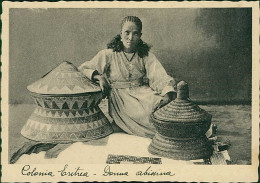 ERITREA - ABYSSIAN WOMAN / DONNA ABISSINA - EDIT CICERO - 1930s  (12117) - Eritrea