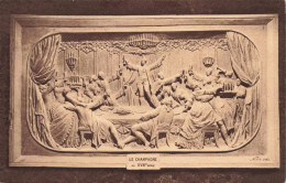 ARTS - Sculpture - Le Champ Au XVIII E Siècle - Bas Relief Sculpté Dans La Craie - Carte Postale Ancienne - Sculpturen