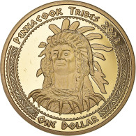 Monnaie, États-Unis, Dollar, 2023, Tribus Des Amérindiens.Pennacook Tribes.BE - Herdenking