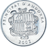 Monnaie, Andorre, Centim, 2002, Charlemagne, SPL, Aluminium, KM:176 - Andorre
