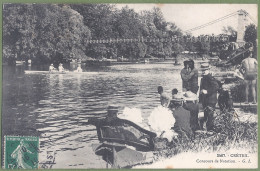 CPA - VAL DE MARNE - CRÉTEIL - CONCOURS DE NATATION - Belle Animation Sur Les Bords De Marne - Creteil