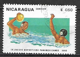 NICARAGUA     -     1983.     WATER -  POLO   .   Oblitéré - Wasserball