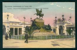 MT330 - ESPOSIZIONE INTERNAZIONALE DI TORINO 1911 INGRESSO MONUMENTO PRINCIPE AMEDEO PADIGLIONE ELETTRICITA' ANIMATA - Mostre, Esposizioni