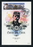 FRANCE (2023) Carte Maximum Card ATM LISA MARCOPHILEX XLVII Épernay Capitaine Albert Deullin, Biplan - 2020-…