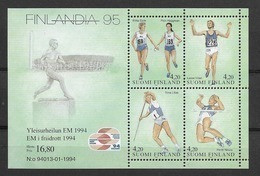 1994 MNH Finland Block 12 - Blocchi E Foglietti