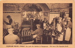 51-EPERNAY- CHAMPAGNE MERCIER- UNE PARTIE DES CHANTIERS DE DEGORGEMENT - Epernay