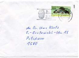 60164 - DDR - 1987 - 35Pfg Fische EF A Bf BERLIN - CDU 16.PARTEITAG ... -> Potsdam - Briefe U. Dokumente