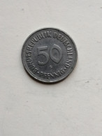 ALLEMAGNE = UNE PIECE  DE 50 PFENNIG DE 1950 G - 50 Pfennig
