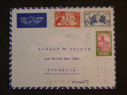 DD6 SOUDAN  BELLE LETTRE RECOM.  1937 PARAKOU  A BORDEAUX FRANCE +  +AFF. PLAISANT+++ - Storia Postale