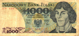 Billet  >  Pologne  >	1000	Zlotych  > C 04 - Pologne