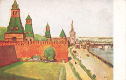 RUSSIE - Moscou - La Tour De Tainitzki Au Kremlin - Colorisé - Carte Postale Ancienne - Russia