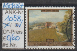 1993 - LIECHTENSTEIN - SM "Maler Aus Liechtenstein-Hans Gantner" 1,80 Fr Mehrf. - O Gestempelt - S.Scan (1058o Lie) - Gebraucht