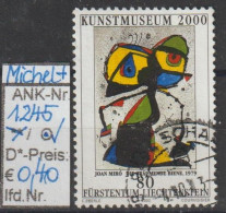 2000 - LIECHTENSTEIN - SM "Kunstmuseum 2000 - Vaduz" 80 Rp Mehrf. - O Gestempelt - S.Scan (1245o Lie) - Gebraucht