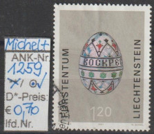 2001 - LIECHTENSTEIN - SM "Ostereier A.d. Zarenreich" 1,20 Fr Mehrf. - O Gestempelt - S.Scan (1259o Lie) - Gebraucht