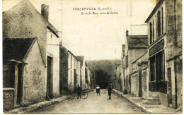 8783 -Yvelines -  PORCHEVILLE   :   Centre  Du  Village      Grande Rue Vers La Seine - Porcheville