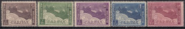 BELGIUM 230-234,unused,falc Hinged - Neufs