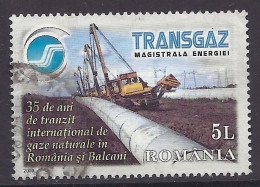 Romania 2009 - TRANSGAZ, Magistrala Energiei, Gas Natural, International Gas Transit In Romania - Used - Oblitérés