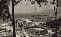 ESPAGNE - Malaga - Plaza De Toros Y Puerto - Vue Générale - Carte Postale Ancienne - Malaga