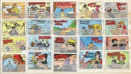 USA 1995 Comic Strip Classics SC. # 3000 A/T - Cpl 20v Set - Used Condition - Années Complètes