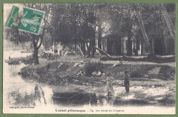 CPA - VAL DE MARNE - CRÉTEIL - LES BORDS DU CHAPITRE - Animation, Pêcheurs - Creteil