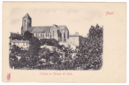 Celles Sur Belle - 1904 - Eglise Et Abbaye - Niort # 10-10/25 - Celles-sur-Belle