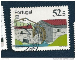 N°1683 Lubrapex Moulin à Propulsion Supérieure 52e50   Oblitéré 1986 Timbre Portugal - Used Stamps
