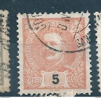 N° 125 Roi Charles 1 Er   Timbre Portugal (1895) Oblitéré - Used Stamps