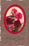 FLEURS, PLANTES, ARBRES - Bonne Fête - Fleurs - Cadre - Carte Postale Ancienne - Fiori
