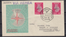 Argentina IGY FDC 12.7.1958 (59017) - Internationales Geophysikalisches Jahr