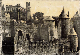 FRANCE - Carcassone - La Cité - Ensemble De La Porte De L'Aude - Carte Postale Ancienne - Carcassonne