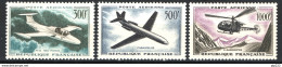 Francia 1957 Posta Aerea Unif.A35/37 **/MNH VF - 1927-1959 Neufs
