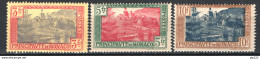 Monaco 1924 Unif. 101/03 **/MNH VF/F - Unused Stamps