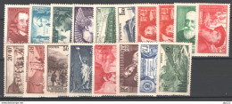 Francia 1937 Unif.335/47,352/53,356/58 **/MNH VF/F - Unused Stamps