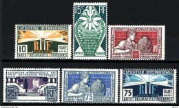 Francia 1924 Unif.210/15 **/MNH VF/F - Neufs