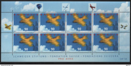 Svizzera 2001 Unif. 1675 Minifoglio Di 8 **/MNH VF - Nuovi