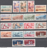 Costa Dei Somali Francese 1947 Y.T.264/82 */MH VF/F - Nuevos