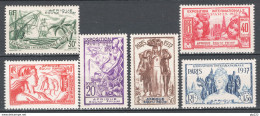 Africa Equatoriale Francese 1937 Y.T.27/32 */MH VF/F - Unused Stamps