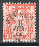 Svizzera 1862 Unif.38 O/Used VF/F - Used Stamps