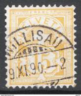 Svizzera 1869 Unif.69 O/Used VF/F - Gebraucht