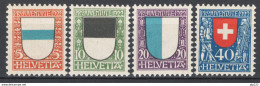 Svizzera 1922 Pro Juventute Unif.188/91 **/MNH VF/F - Unused Stamps