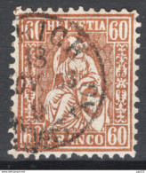 Svizzera 1862 Unif.40 O/Used VF/F - Usados