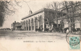Marseille * Parvis De La Gare * Départ * Attelage - Estación, Belle De Mai, Plombières