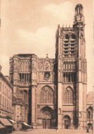 FRANCE - Sens - La Façade De La Cathédral - Carte Postale Ancienne - Sens