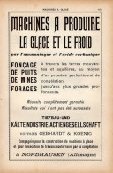 PUB 1907 - Machine à Produire La Glace Et Le Froid à Nordhausen (Allemagne) Machine à Laminer Lrd Toles (Braunschweig) - Sammlungen & Sammellose