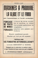 PUB 1907 - Machine à Produire La Glace Et Le Froid à Nordhausen (Allemagne) Machine à Laminer Lrd Toles (Braunschweig) - Colecciones Y Lotes