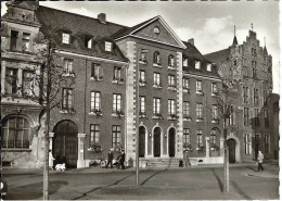 Goch, Niederrhein, Rathaus Mit „Fünf-Ringe-Haus“, Gelaufen - Goch