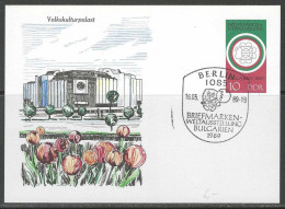 CP - Entier - Briefmarken Weltausstellung Bulgarien - Obli. Berlin 1085 - 16/05/1989. - Postkaarten - Ongebruikt