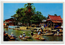 THAILANDE - WAT SAI - Floting Market - Thaïlande